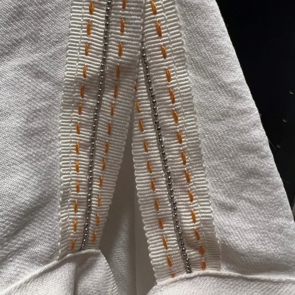 Fashion New Designer White 100% Linen SummerMaxi  Dress Beach XL XXL SALE - Picture 8 of 10